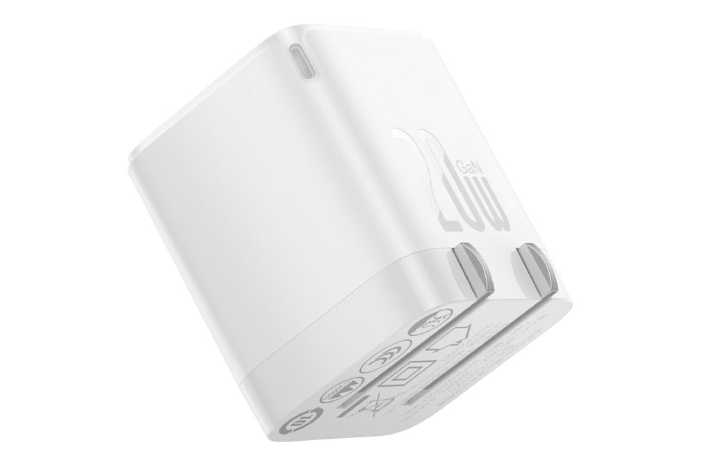 Sạc nhanh Type-C PD 20W Baseus CCGAN20CS Màu Trắng
