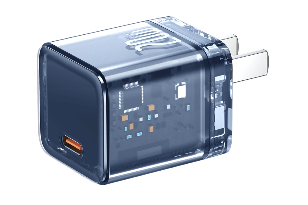 Sạc nhanh Type-C PD 20W Baseus CCGAN20CS Màu Xanh dương đậm