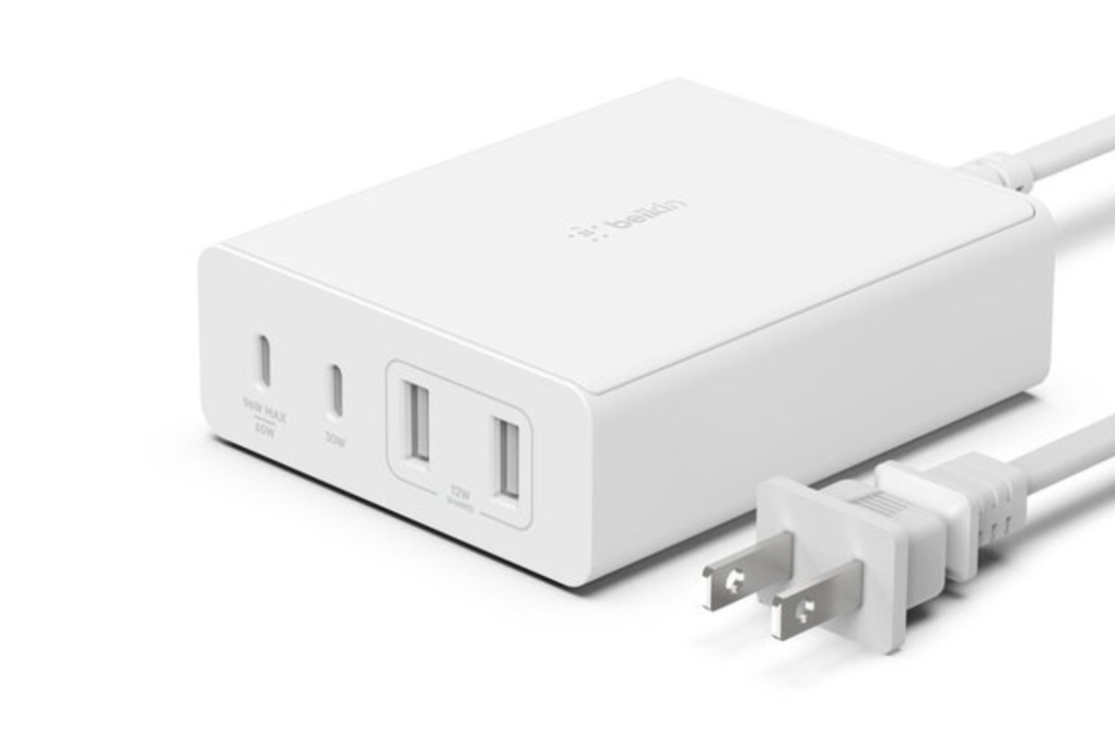 Adapter Sạc 4 cổng Type C PD GaN 108W Belkin WCH010