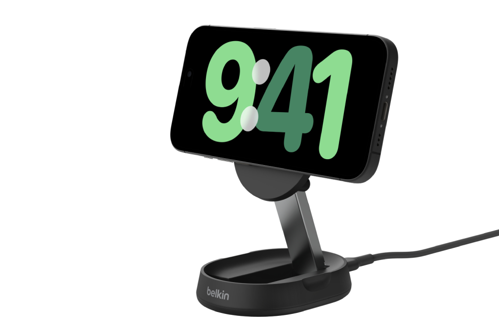 Đế sạc không dây 15W Magnetic Belkin BoostCharge WIA008 Màu Đen