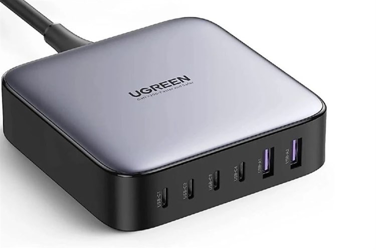 Adapter Sạc 6 cổng USB Type C PD QC 3.0 GaN 200W Ugreen 40913