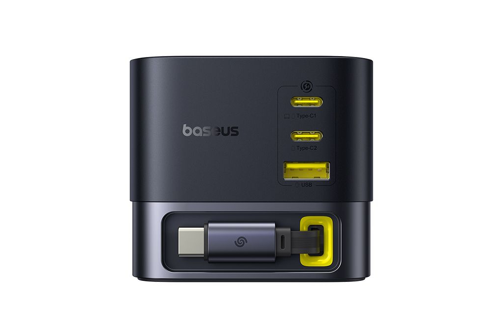 Bộ sạc nhanh 4 cổng USB Type-C 100W Baseus CCSPC100CS kèm Cáp Type C - Type C Màu Đen