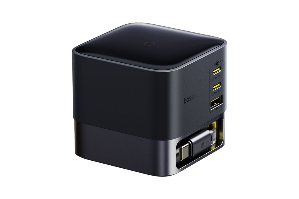Bộ sạc nhanh 4 cổng USB Type-C 100W Baseus CCSPC100CS kèm Cáp Type C - Type C Màu Đen