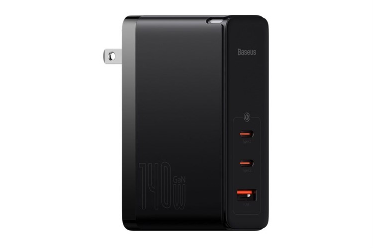 Bộ Adapter Sạc 3 cổng GaN5 Pro Fast 140W kèm Cáp Type C - Type C Baseus CCGAN140CS