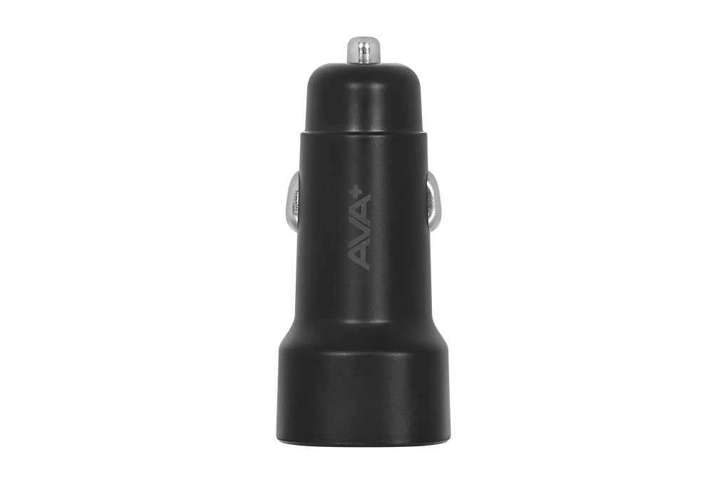 Sạc xe hơi 2 cổng USB 12W AVA+ SN-613 Màu Đen