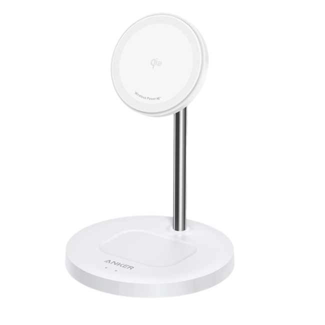 Bộ đế sạc không dây 2 in 1 15W MagGo kèm Cáp Type C - Type C 1.5m Anker A2544