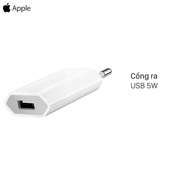 Adapter sạc 5W Apple iPhone MD813ZM-A - Giá tốt, chính hãng