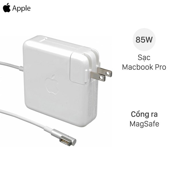 Adapter Sạc 85W Apple Macbook Pro MC556 Trắng