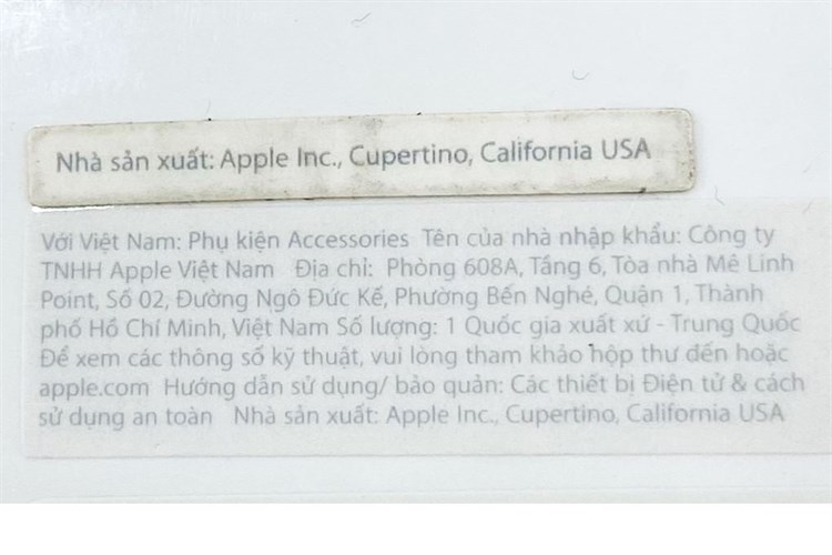 Adapter Sạc 45W Apple MacBook Air MC747 Màu Trắng