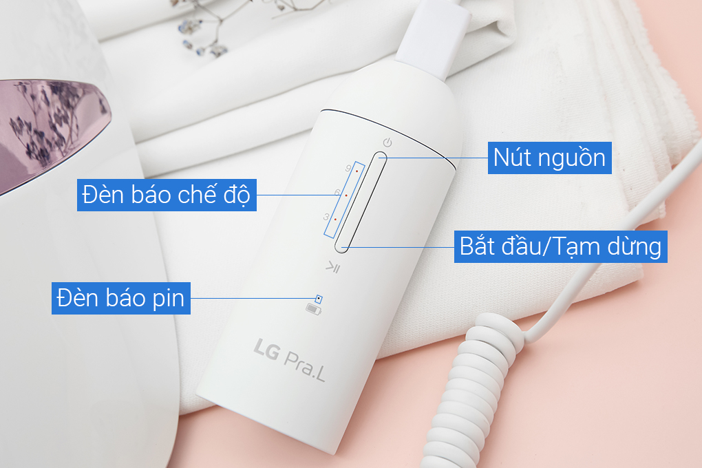 Mặt nạ chăm sóc da mặt Derma LED LG BWM1V Màu Trắng