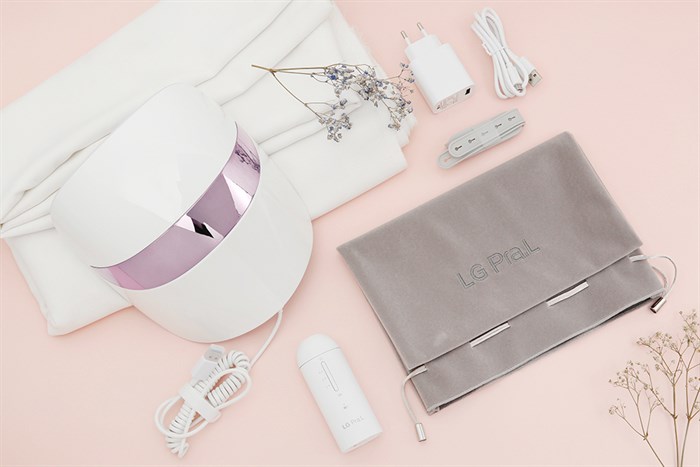 Mặt nạ chăm sóc da mặt Derma LED LG BWM1V Màu Trắng