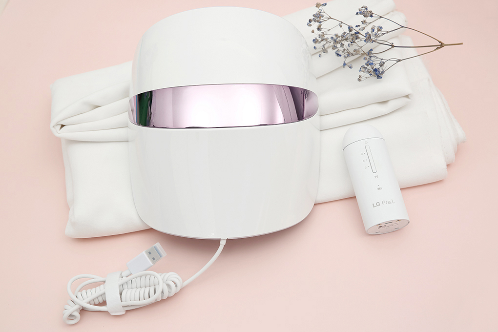 Mặt nạ chăm sóc da mặt Derma LED LG BWM1V Màu Trắng