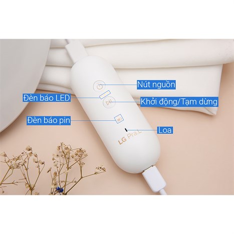 Mặt nạ chăm sóc da mặt Derma LED LG BWL1 Màu Trắng