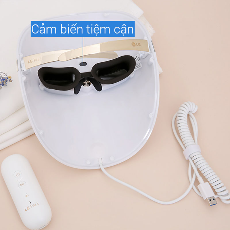 Mặt nạ chăm sóc da mặt Derma LED LG BWL1 Màu Trắng