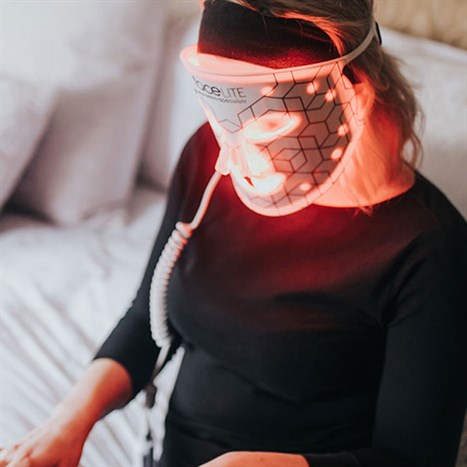 Mặt nạ ánh sáng chăm sóc da FaceLITE Rio Beauty FCLT Màu Trắng