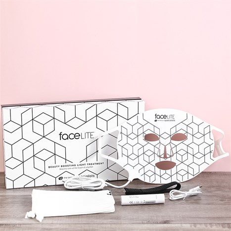 Mặt nạ ánh sáng chăm sóc da FaceLITE Rio Beauty FCLT Màu Trắng