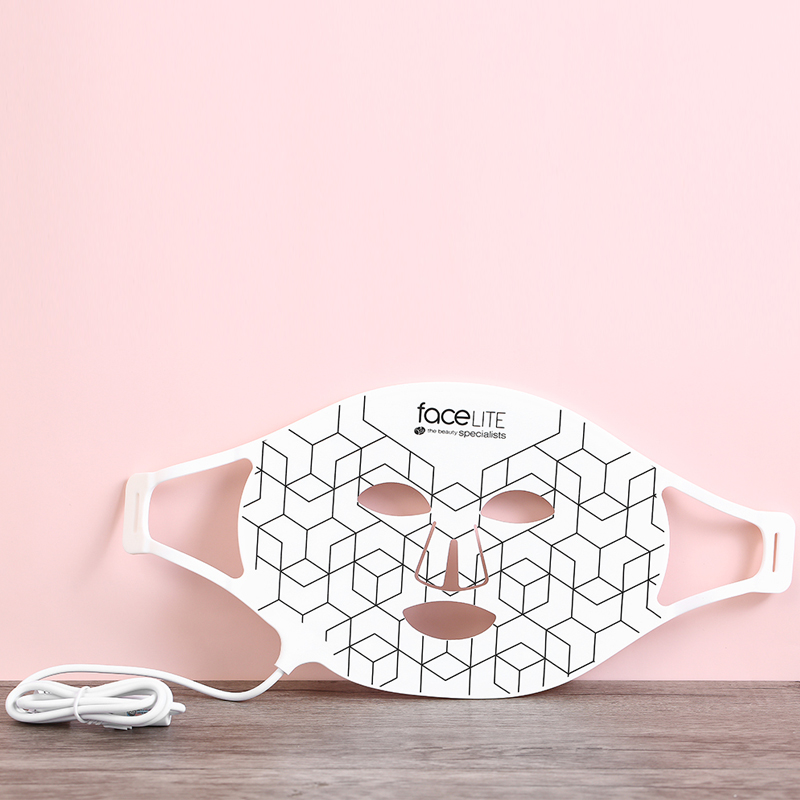 Mặt nạ ánh sáng chăm sóc da FaceLITE Rio Beauty FCLT Màu Trắng