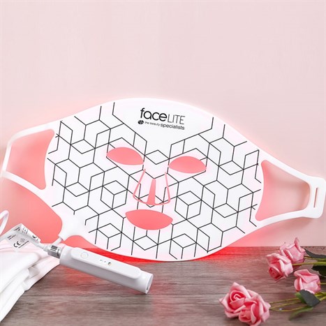 Mặt nạ ánh sáng chăm sóc da FaceLITE Rio Beauty FCLT Màu Trắng