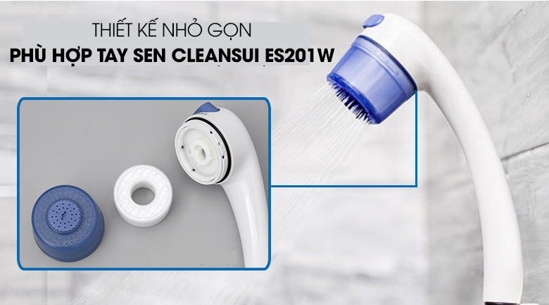 Thiết kế - Bộ lọc nước vòi sen tắm Cleansui ESC21W