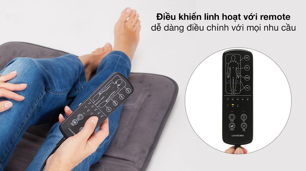 Đệm massage toàn thân Lanaform LA110315