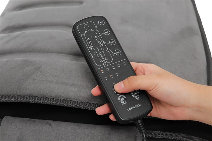 Đệm massage toàn thân Lanaform LA110315 Màu Xám nhạt