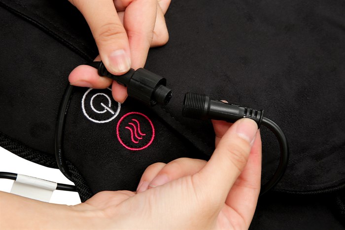 Đệm massage toàn thân Lanaform LA110316 Màu Đen