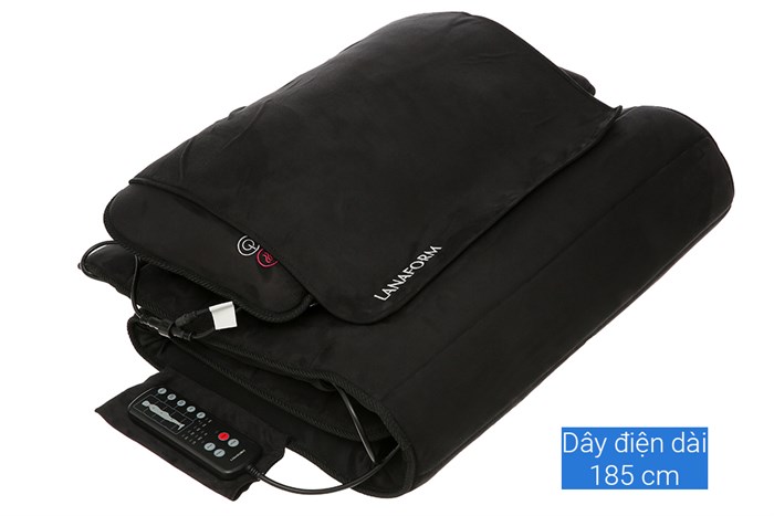 Đệm massage toàn thân Lanaform LA110316 Màu Đen