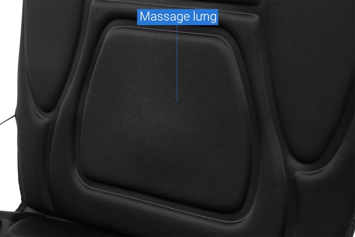 Đệm ghế massage toàn thân Lanaform LA110304 Màu Đen
