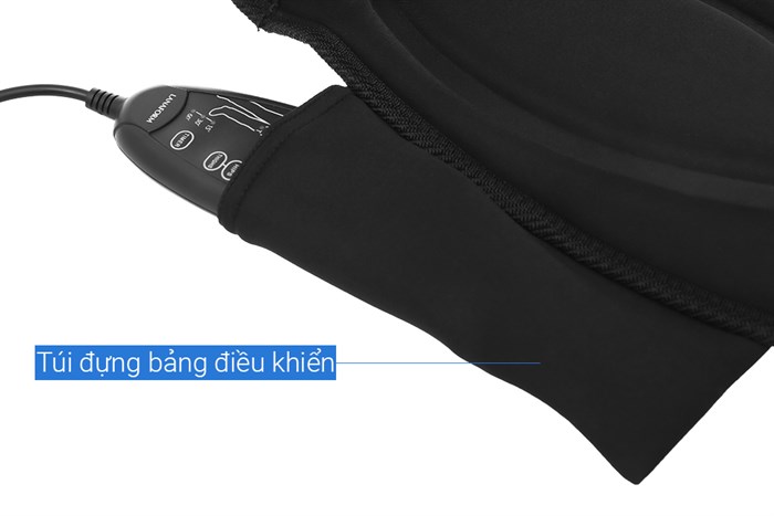 Đệm ghế massage toàn thân Lanaform LA110304 Màu Đen