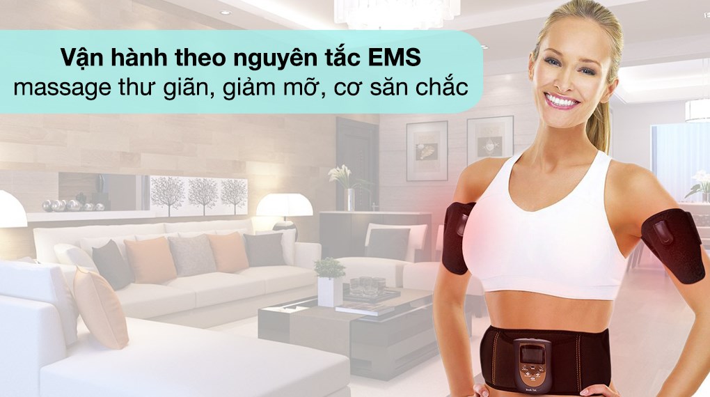 Đai massage bụng điện xung Rio Beauty Tek BT-AATB