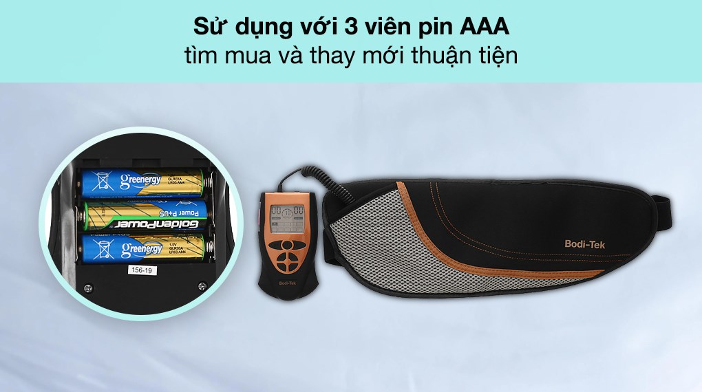 Đai massage bụng điện xung Rio Beauty BT-ABBI-PU