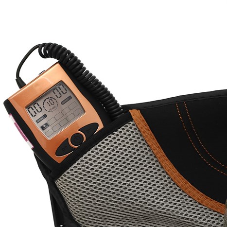 Đai massage bụng điện xung Rio Beauty BT-ABBI-PU Màu Đen - Vàng đồng