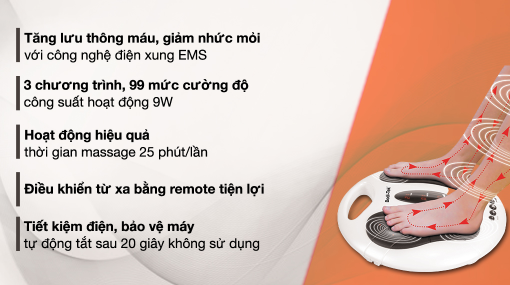 Máy massage chân Rio Beauty Tek BT-CRBO3