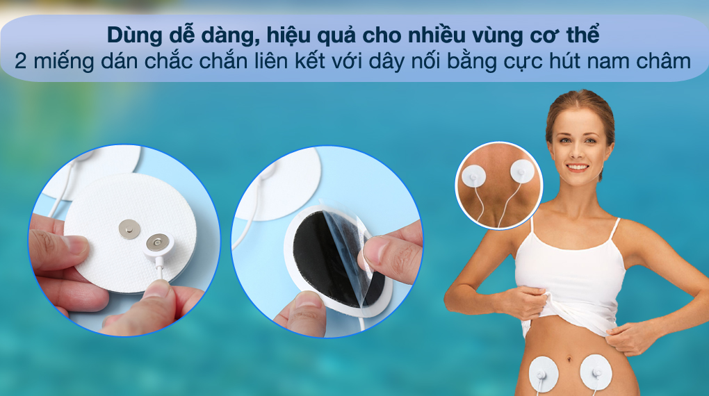 Bộ miếng dán massage toàn thân Rio Beauty  BT-MTQI