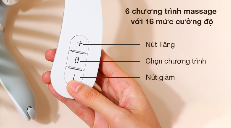 Máy massage vùng cổ vai gáy Rio BT- NEMA - Chương trình