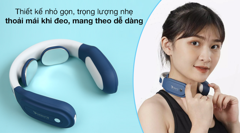 Thiết kế - Máy massage vùng cổ vai gáy HASUTA HMN-160 Xanh