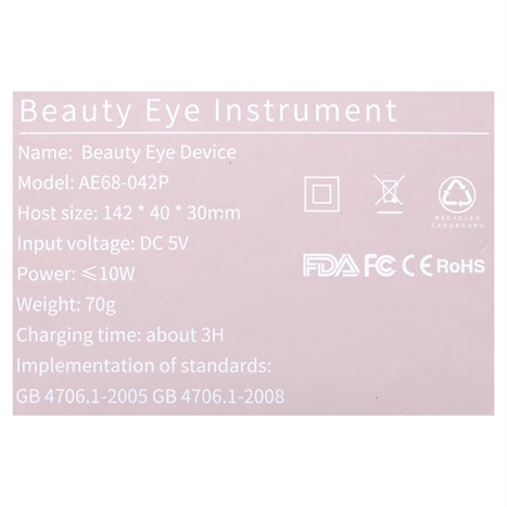 Máy massage mắt làm mờ vết thâm, giảm nếp nhăn AEVO Eye Beauty AE68-042P