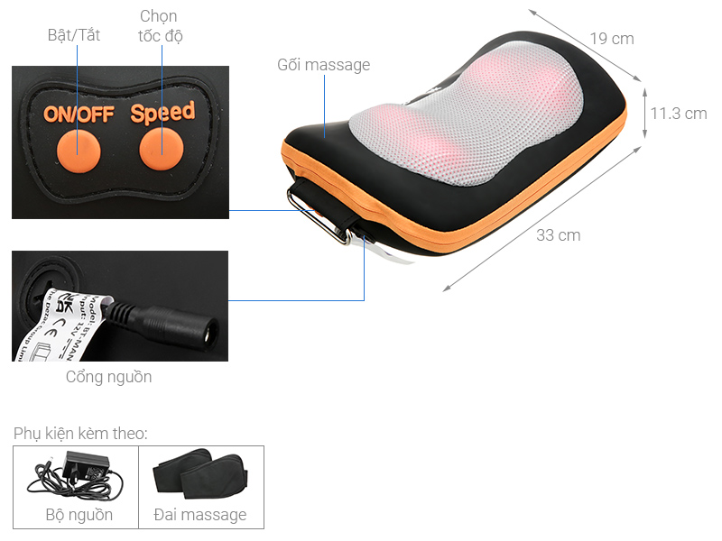 Máy massage toàn thân Rio Beauty BT-MANB-EU