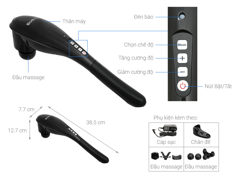 Máy massage toàn thân Rio Beauty BT-MAPM-EU