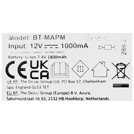 Máy massage toàn thân Rio Beauty BT-MAPM-EU Màu Đen