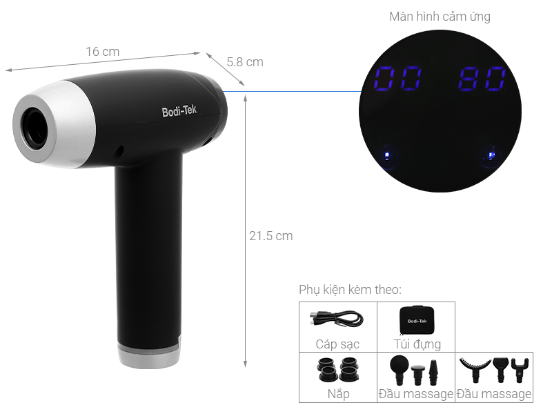 Súng massage mô sâu Rio Beauty BT-MAMG