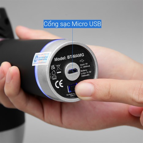 Súng massage mô sâu Rio Beauty BT-MAMG Màu Đen