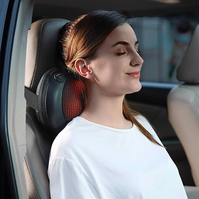 Gối massage đa năng Kachi MK343 (IMEI) - Áp dụng kỹ thuật massage Shiatsu kết hợp với công nghệ rung và nhiệt hồng ngoại 