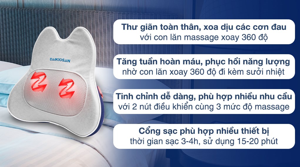 Máy Massage Lưng Daikiosan DVML-00001