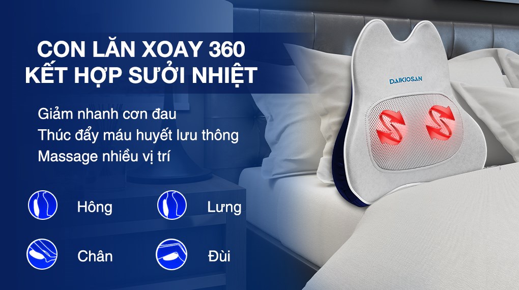 Máy Massage Lưng Daikiosan DVML-00001