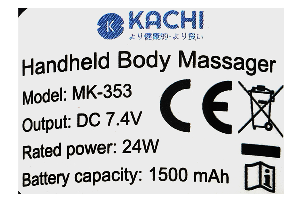 Súng massage toàn thân cầm tay Kachi MK-353 - 11