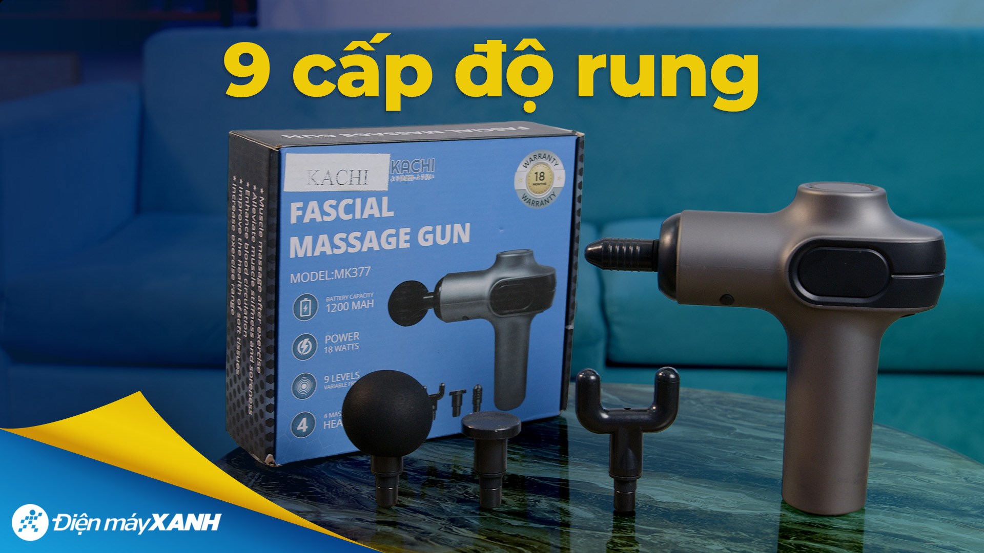 Súng massage cầm tay Kachi MK377