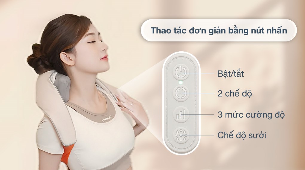 Máy massage cổ vai gáy Kachi MK395