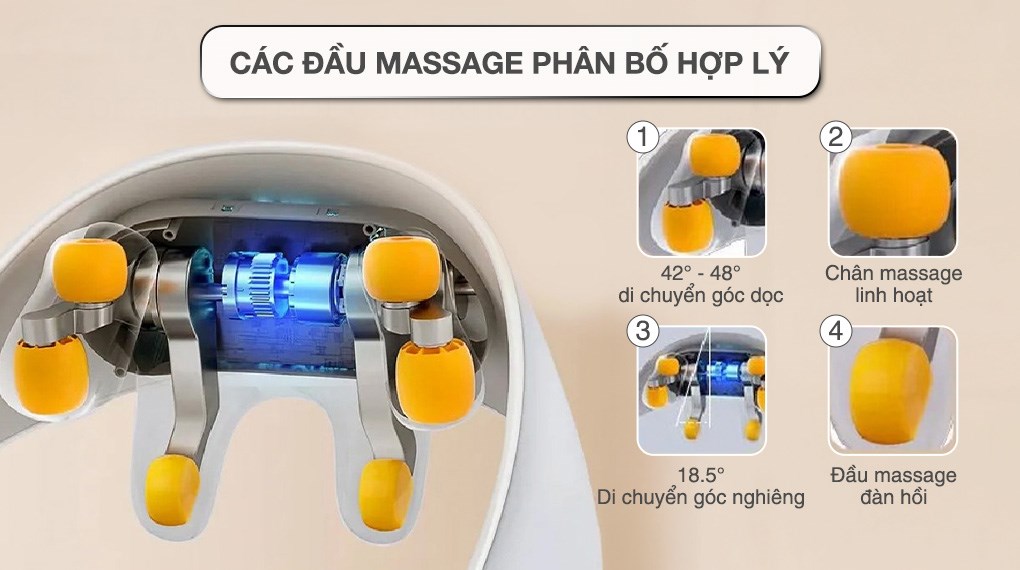 Máy massage cổ vai gáy Kachi MK366