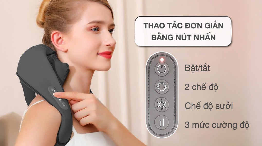 Máy massage cổ vai gáy Kachi MK366